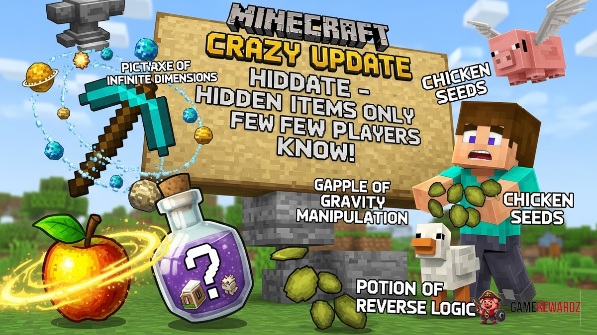 Minecraft Crazy Update – Hidden Items Only Few Players Know!